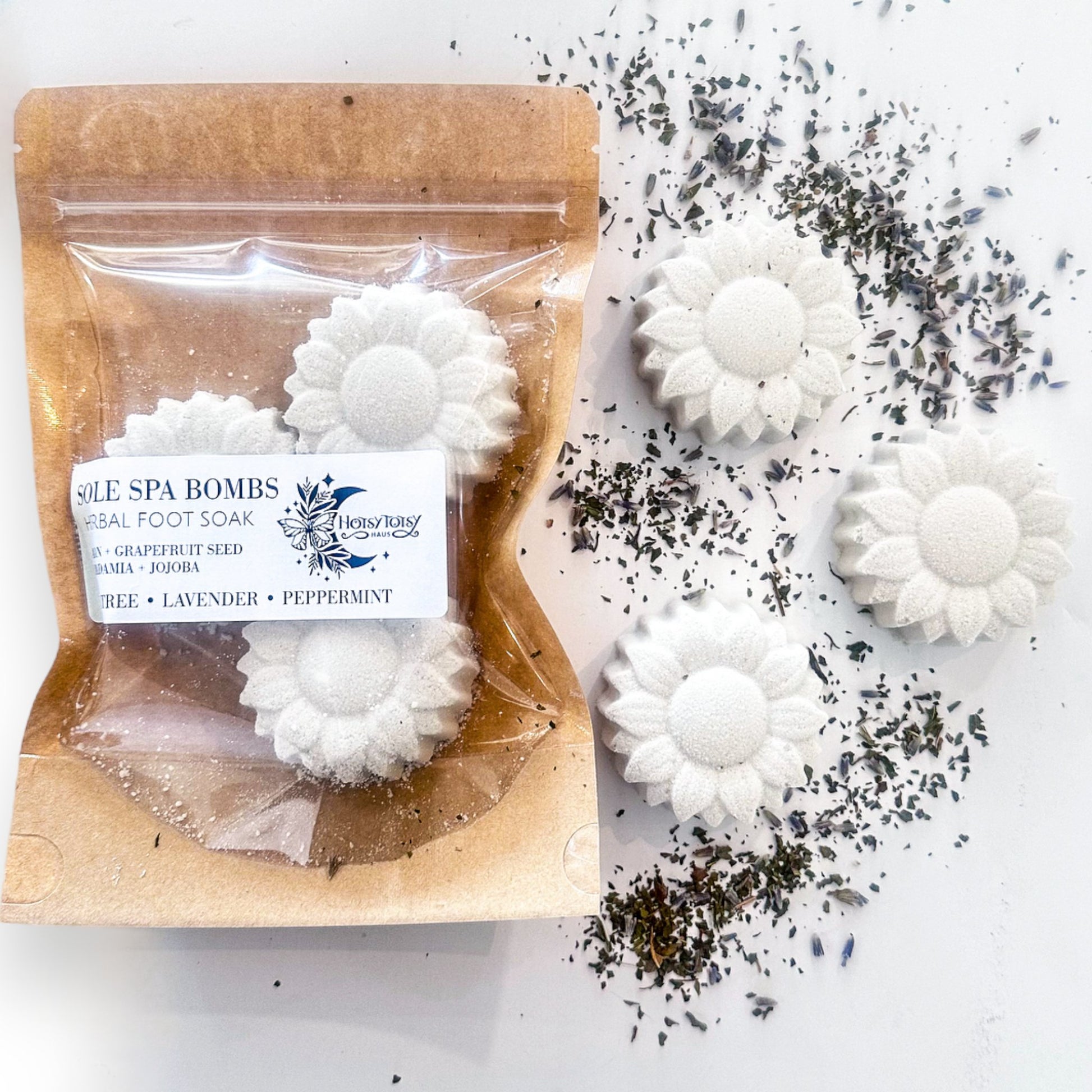 Sole Spa Herbal Foot Bath Bombs - Hotsy Totsy Haus