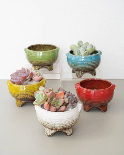 Vibrant Bowls with Feet - Hotsy Totsy Haus