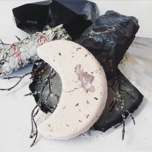 All You Need Rose Quartz Bath Bomb with Botanicals - Hotsy Totsy Haus