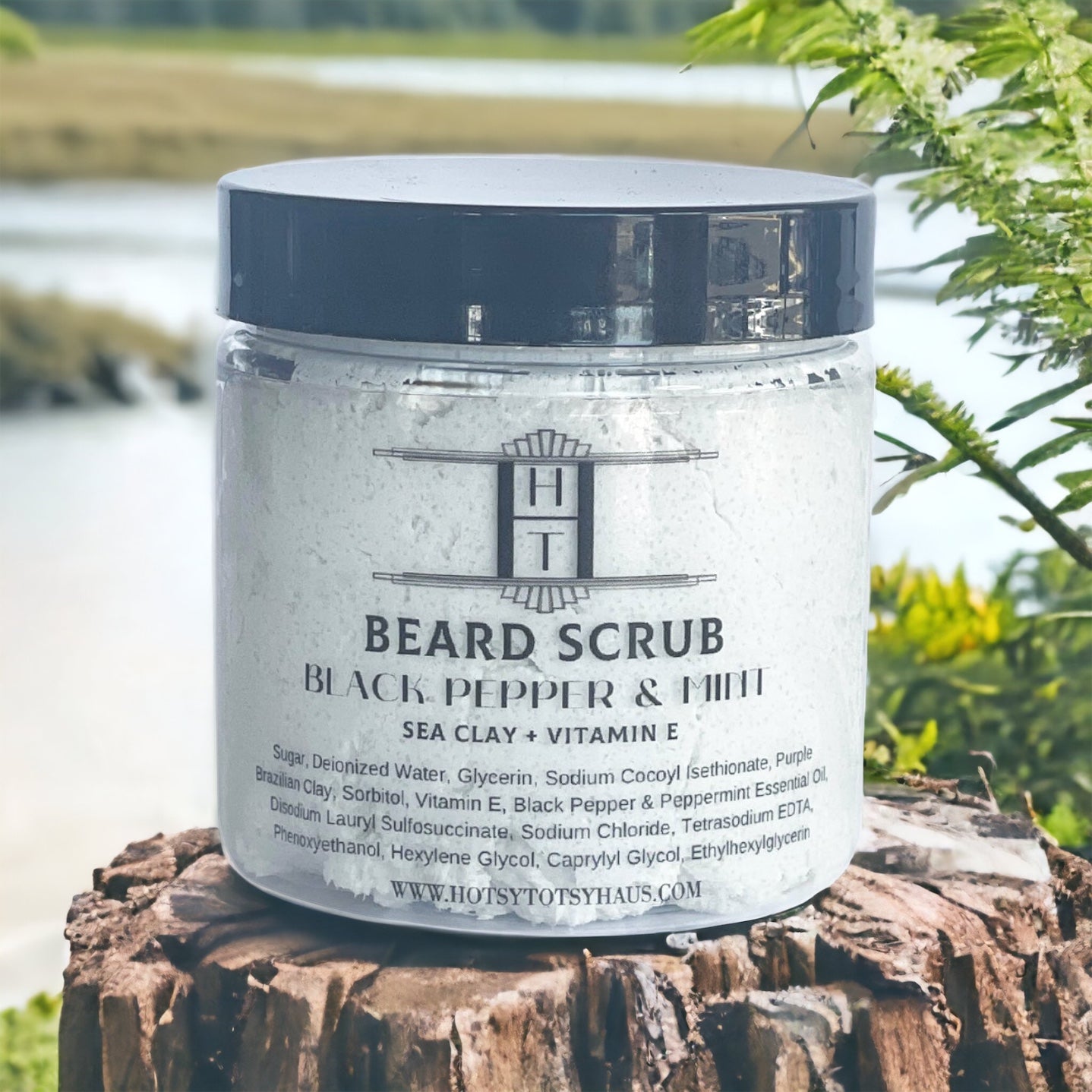 Black Pepper and Mint Beard Scrub - Hotsy Totsy Haus