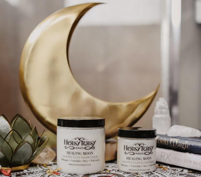 Healing Moon Whipped Fluff Sugar Scrub - Hotsy Totsy Haus